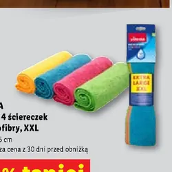 Zestaw 4 ściereczek z mikrofibry, XXL