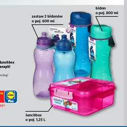 Sistema bidon, zestaw 2 bidonów lub lunchbox