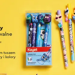 Długopisy wymazywalne z ozdobą