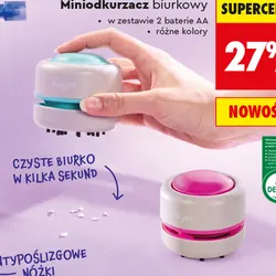 Miniodkurzacz biurkowy