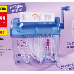 Niszczarka ręczna do papieru