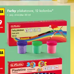 Farby plakatowe, 12 kolorów