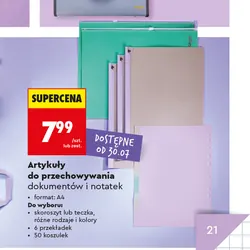 Artykuły do przechowywania dokumentów i notatek