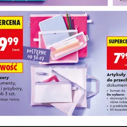 Organizery na dokumenty, notatki i przybory