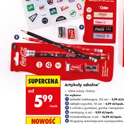 Ołówki z gumkami i temperówka