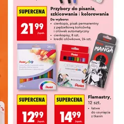 Przybory do pisania, szkicowania i kolorowania