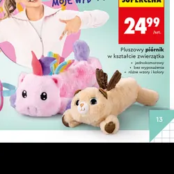Pluszowy piórnik w kształcie zwierzątka