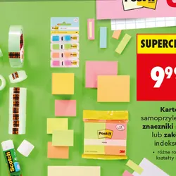 Karteczki samoprzylepne, znaczniki stron lub zakładki indeksujące