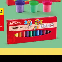 Plastelina, 12 kolorów