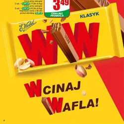 Wafelek WW z nadzieniem orzechowym Wedel