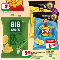 Chipsy zielona cebulka Big Snack