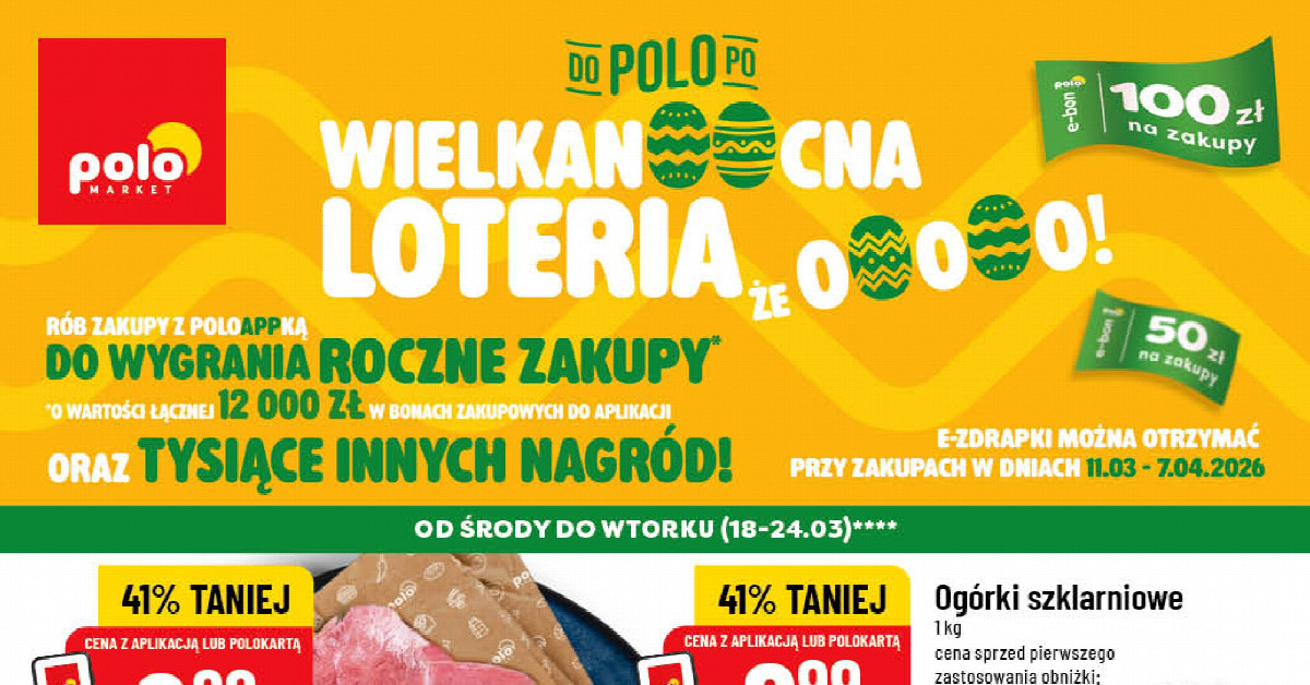 Gazetka POLOmarket 18.03–24.03: 7 promocji, które musisz znać — numer 3 to prawdziwy hit!