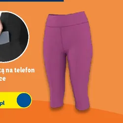 Spodnie funkcyjne capri damskie