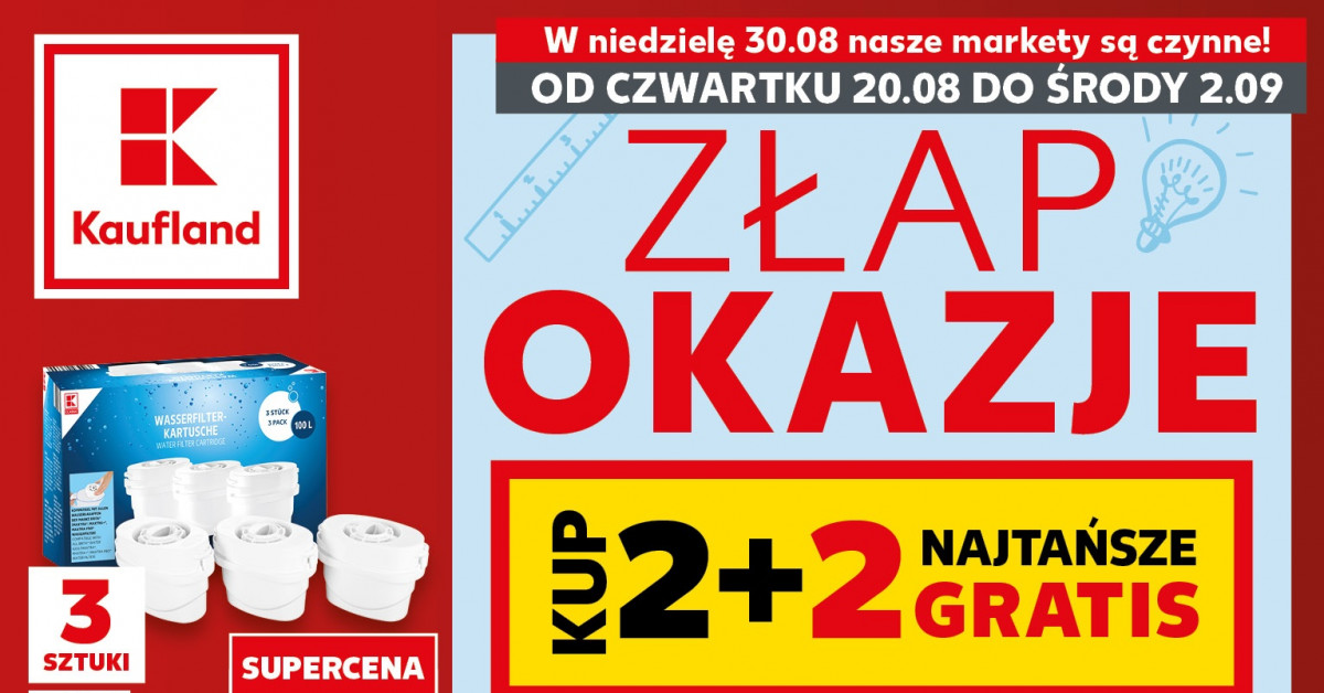 Gazetka Kaufland 20.08–02.09: 10 promocji, które MUSISZ zobaczyć zanim znikną!