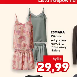 Esmara Piżama satynowa
