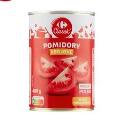 Pomidory konserwowe całe, krojone CARREFOUR