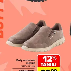 Buty wsuwane męskie