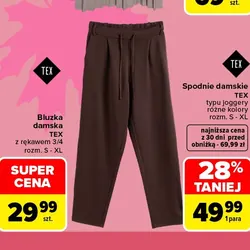Spodnie damskie typu joggery