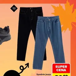 Spodnie jeans męskie