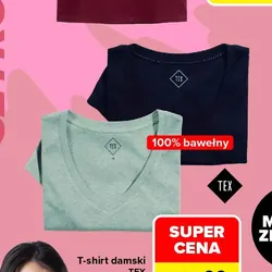 T-shirt damski gładki