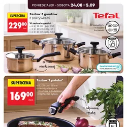 Zestaw 3 garnków z pokrywkami