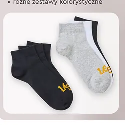 Skarpety damskie lub męskie, 3-pak