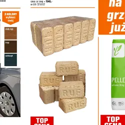 Brykiet drzewny w kostkach 10 kg