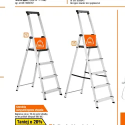 Drabina aluminiowa 4-stopniowa