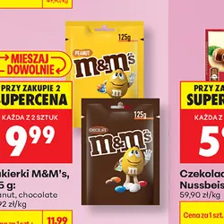 Cukierki M&M's, 125 g
