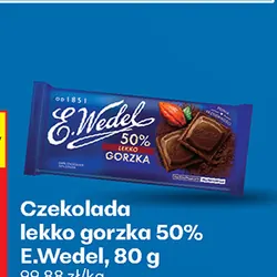 Czekolada lekko gorzka 50% E.Wedel