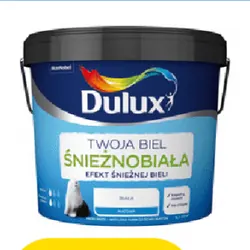 Farba biała Dulux Twoja Biel śnieżnobiała 9l