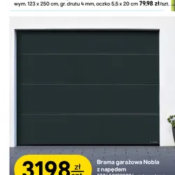 Brama garażowa Nobla z napędem
