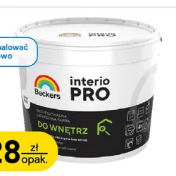 Farba biała lateksowa Beckers Interio PRO 10 l
