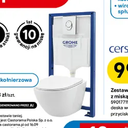Stelaż podtynkowy WC Solido 3 w 1