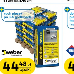 Wylewka samopoziomująca Weber Nivelo