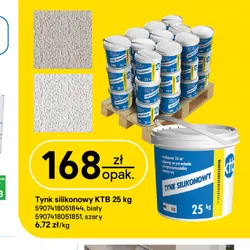 Tynk silikonowy KTB 25 kg