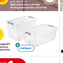 Pojemnik Leo z pokrywą 37 l
