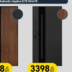 Drzwi zewnętrzne Fuji Black