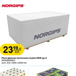 Płyta gipsowo-kartonowa zwykła GKB typ A