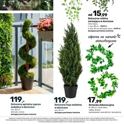 Sztuczna tuja ozdobna w doniczce