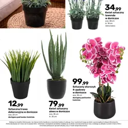 Kwiat sztuczny aloes w doniczce