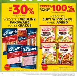 Wszystkie wędliny pakowane marki Krakus