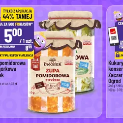 Zupa pomidorowa lub ogórkowa Dworek
