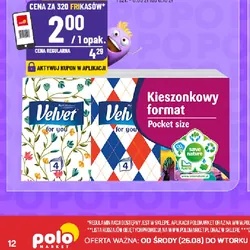 Chusteczki Velvet Minis