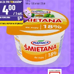 Śmietana 18% Piątnica