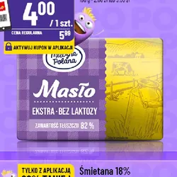 Masło ekstra bez laktozy Mleczna Polana