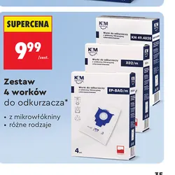 Zestaw 4 worków do odkurzacza