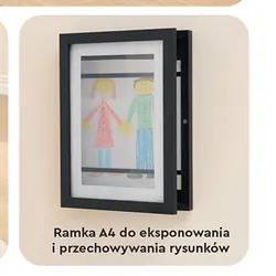 Ramka A4 do eksponowania i przechowywania rysunków