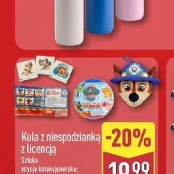 Kula z niespodzianką z licencją