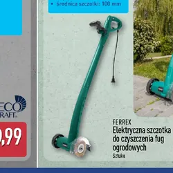 Elektryczna szczotka do czyszczenia fug ogrodowych